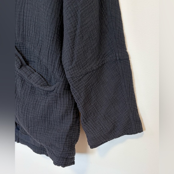 Free People oversized cotton blazer , sz : small - Picture 6 of 8